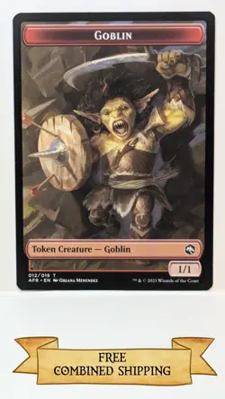 Dungeon of the Mad Mage Goblin Double-Sided Token Adventures in the Forgotten - Image 2