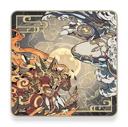 NEW * Pokemon Groudon & Kyogre Multicolor Standard Playmat for Pokemon TCG CCG - Image 1