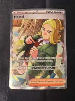 x2 Hassel 205/167 Full Art Trainer Ultra Rare Pokemon TCG Twilight Masquerade NM - Image 2