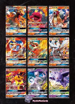 9 Pcs Pokemon S-Chinese GX CSM1aC 004/151 RR Holo NM - Image 1