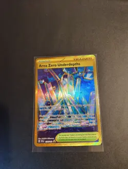 Pokemon TCG Area Zero Underdepths 174/142 Sv07: Stellar Crown Gold Hyper Rare NM - Image 1