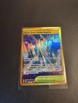 Pokemon TCG Area Zero Underdepths 174/142 Sv07: Stellar Crown Gold Hyper Rare NM - Image 3