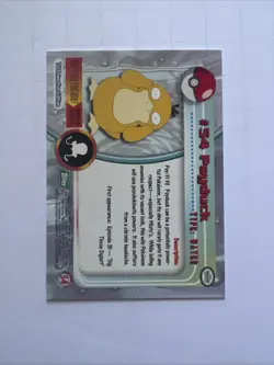 NM Topps Psyduck 54 Pokemon Tv Animation 1999 - Image 2