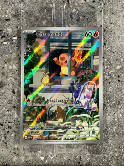 Pokemon TCG Charmander SVP044 Illustration Rare Black Star Promo Holo SEALED - Image 1