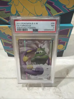 2011 Pokemon Emerging Powers Tornadus FA #98 PSA 7 - Image 1