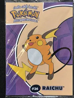 Raichu 4/40 Carte Pokemon Stadium Tip Danone 2000 FR NEW Sealed - Image 1