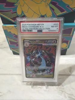 Mega Charizard X Ex Promo Ultra-Premium Collection #023 PSA 8 Pokemon TCG - Image 1