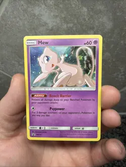 Pokemon TCG Mew SM215 Black Star Promo Holo Sun & Moon - MN - Mint - Image 1