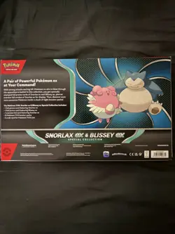 NEW AND SEALED Pokemon TCG Snorlax ex and Blissey ex Special Collection Box - Image 2