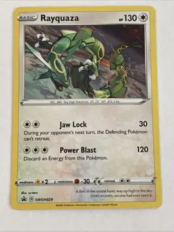 Pokemon Rayquaza SWSH029 SWSH: Sword & Shield Promo Holo Sea And Sky - Image 1