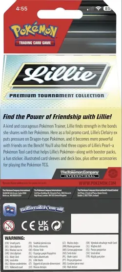 Pokemon Lillie Premium Tournament Collection Box Factory Sealed 6 Booster Packs - Image 3
