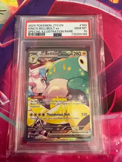 Iono's Bellibolt ex 183/159 Journey Together English PSA Graded 10 Pokemon TCG - Image 1