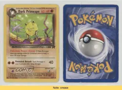 Dark Primeape Pokemon Team Rocket #43 2000 READ 2f4 - Image 3