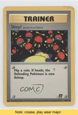 Sleep! (Rocket's Secret Machine) Pokemon Team Rocket #79 2000 READ 0f72 - Image 1