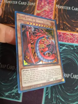 Yu-Gi-Oh! Uria Lord Of Searing Flames SDSA-EN042 Ultra Rare 1st Edition NM - Image 2