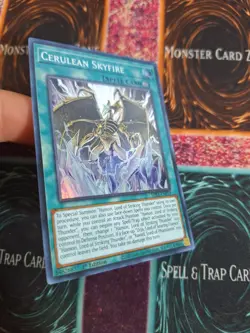 Yu-Gi-Oh! Cerulean Skyfire SDSA-EN019 Super Rare 1st Edition Near Mint a1/ - Image 2