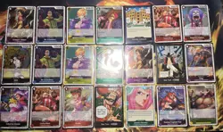 One Piece TCG Holo Foil Card Lot Of 85 Cards NM - Image 3