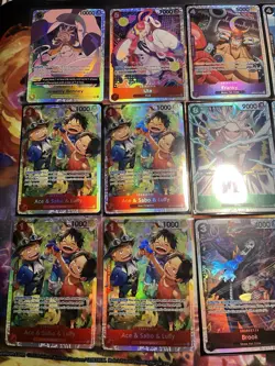 One Piece TCG Secret Rare Foil Lot Of 24 Cards NM - Image 3