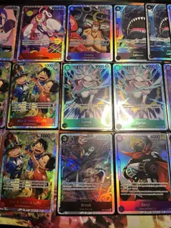 One Piece TCG Secret Rare Foil Lot Of 24 Cards NM - Image 4