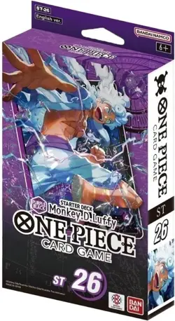 One Piece Purple/Black Monkey.D.Luffy Starter Deck [ST-26] Sealed English - Image 1