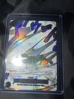 Ground Death (Alternate Art) OP14-096 The Azure Sea's Seven Foil One Piece - Image 1