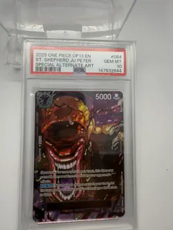 2025 ONE PIECE CARRYING ON HIS WILL SPECIAL ALT ART ST. SHEPHERD JU PETER PSA 10 - Image 1