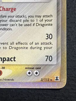 Dragonite Delta Species 3/113 Pokemon TCG Holo Foil Rare Card Lightly Played LP - Image 4