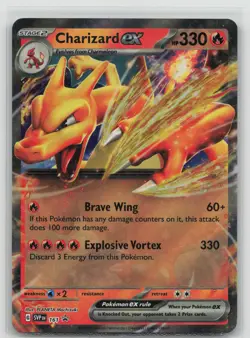 NM Charizard ex - Holo SV: Scarlet & Violet Promo Cards 161 - Image 1