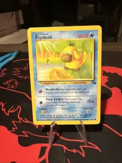 Psyduck 53/62 Fossil Wizards Of The Coast WOTC Pokemon Card - Image 1