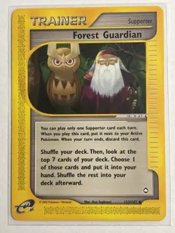 Forest Guardian 123/147 - Aquapolis Non Holo Pokemon Card - Image 1