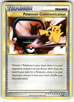 Pokemon Communication 98/123 HeartGold SoulSilver LP Pokemon Card TCG - Image 1