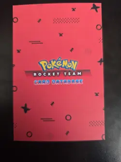 Pokemon Koffing Coin Cracked Ice Holo Team Rocket Card Database Set Peru - Image 2