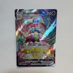 Pokemon Alcremie VMAX Ultra Rare 23/73 Champions Path Full Art Holo 310 HP Card - Image 1