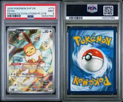 PSA 9 Eevee SVP173 Promo Pokemon Center Exclusive Prismatic Pokemon Graded Card - Image 3