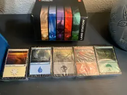 Core 2022 Land Station Magic The Gathering factory sealed inner packs. - Image 1