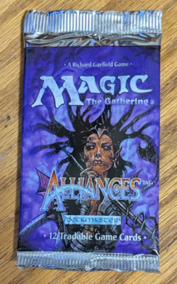 MTG - 3x Alliances Booster Pack - Magic the Gathering Factory Sealed 1996 - Image 2