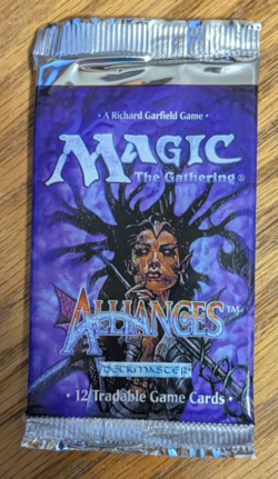 MTG - 3x Alliances Booster Pack - Magic the Gathering Factory Sealed 1996 - Image 4