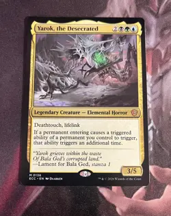 MtG Custom Commander / EDH Sultai ETB Deck - Yarok, the Desecrated - Bracket 2 - Image 1
