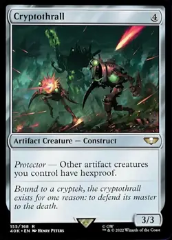 [1x] Cryptothrall - Near Mint, English - Warhammer 40,000 Commander MTG Magic - Image 1