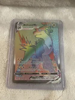 Pokemon TCG Boltund VMAX Fusion Strike 267/264 Holo Secret Rare - Image 1