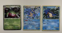 Pokemon TCG 2010 Yanmega Prime 98/102 Blastoise 13/95 Holo Rare Lapras HGSS14 NM - Image 1