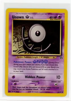 Pokemon Neo Discovery #51/75 Unown [U] - Image 1