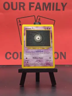 Unown [Z] 60/105 Neo Destiny Regular Uncommon 2000 WOTC Pokemon TCG LP - Image 1