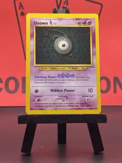 Unown [Z] 60/105 Neo Destiny Regular Uncommon 2000 WOTC Pokemon TCG LP - Image 2