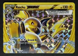 Raichu BREAK 50/162 XY BREAKthrough Pokemon TCG NM/Near Mint - Image 1
