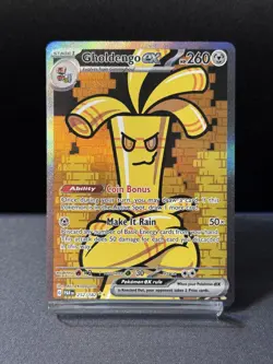 Pokemon Gholdengo ex 252/182 SV04: Paradox Rift Holo - Image 1