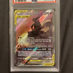 PSA 9 - 2019 Pokemon SM Unbroken Bonds Marshadow & Machamp GX 199/214 Alt Art - Image 2