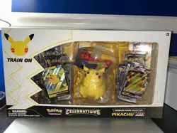 Pokemon TCG Celebrations 25th Anniversary Premium Figure Collection Pikachu VMAX - Image 1
