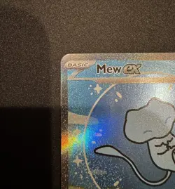 Pokemon Paldean Fates Mew ex 232/091 SIR Bubble Mew NM Clean Copy - Image 3