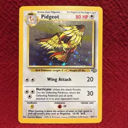 Pokemon Pidgeot 8/64 Holo Rare Jungle Set WOTC 1999 Vintage - Image 1